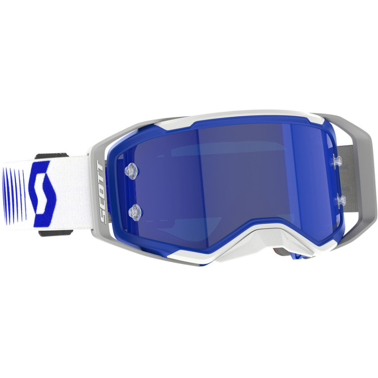 Masque Scott Prospect 2.0 AMP Chrome - Doppler White/Bleu