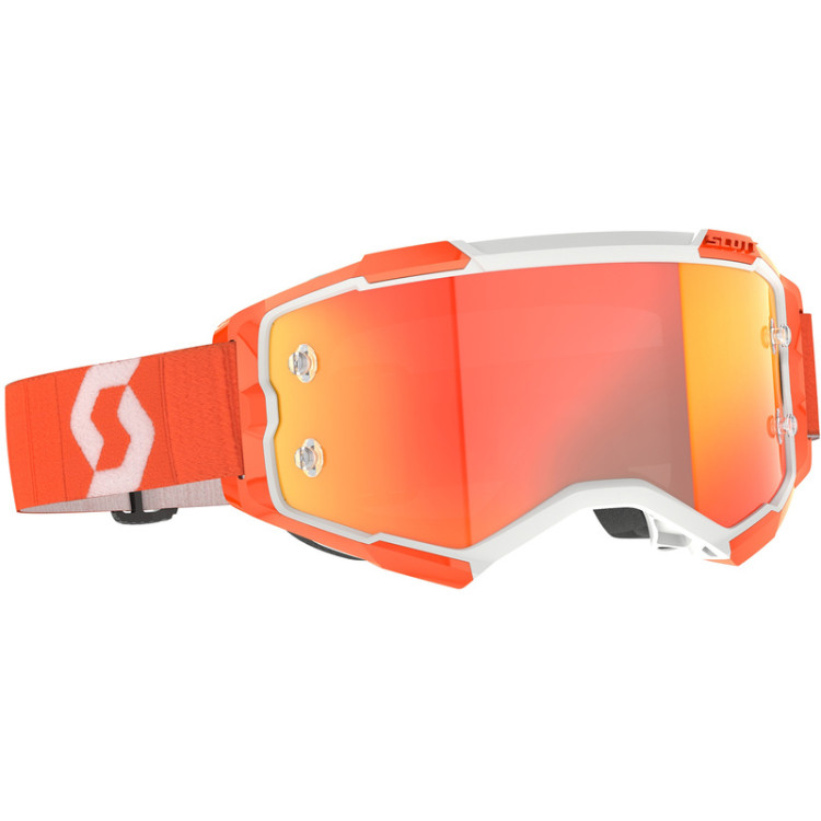 Masque Scott Fury - Orange écran Chrome Works