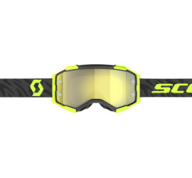Masque Scott Fury - Zebra Black/Neon écran Chrome Works
