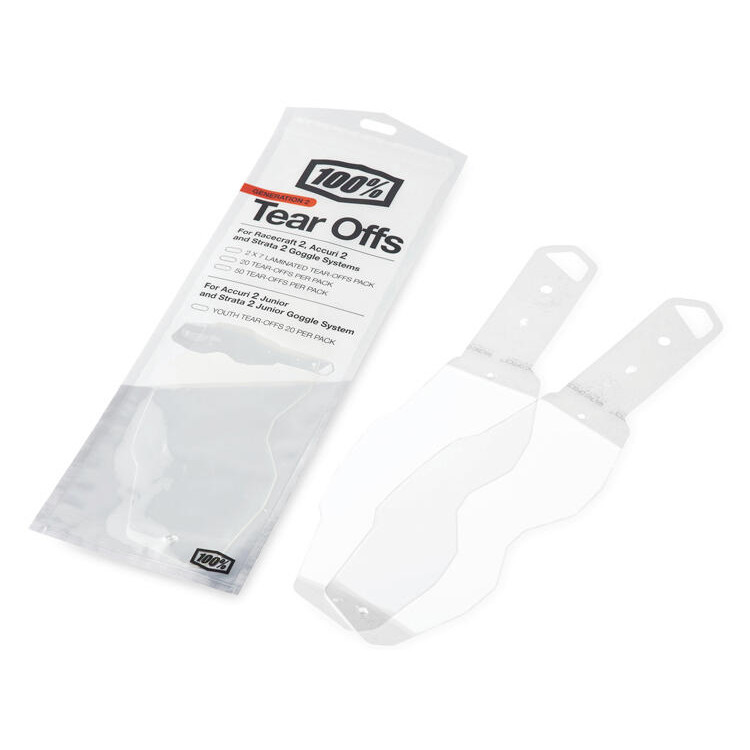 Tear Offs 100% RC2/AC2/ST2 Standard - Pack 20