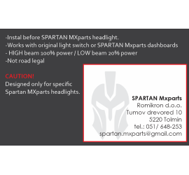 Adaptateur Spartan feux de croisement/route Beta