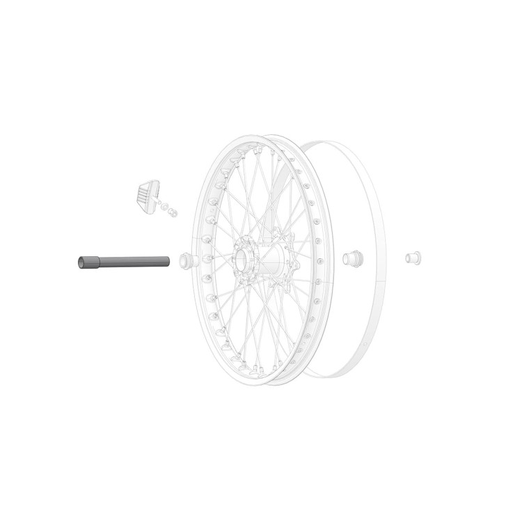 Axe de roue avant Stark VARG EX / MX 1.2 / MX 1.0