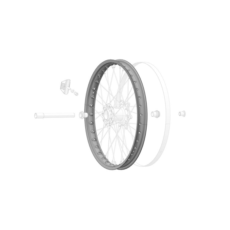 Jante avant 1,6x21" Stark VARG MX 1.2 / MX 1.0