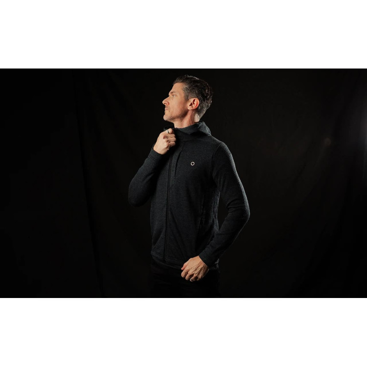 Sweat à capuche zippé mérinos Stark Future Äventyr