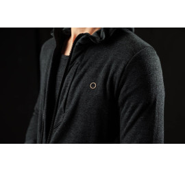 Sweat à capuche zippé mérinos Stark Future Äventyr