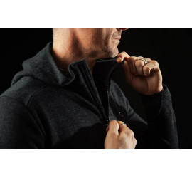 Sweat à capuche zippé mérinos Stark Future Äventyr